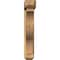 Ekena Millwork Funston Craftsman Rough Sawn Bracket w/ Offset Brace, Western Red Cedar, 6"W x 26"D x 34"H BKT0604X26X34FST04RWR - alternate 4